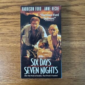 Six Days Seven Nights VHS Movie Harrison Ford Anne Heche‎ Adventure Comedy